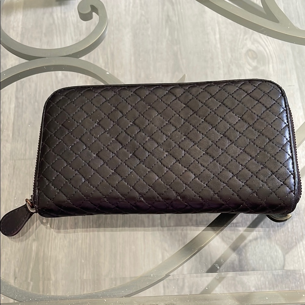 Bottega Veneta Zip Around Long Wallet